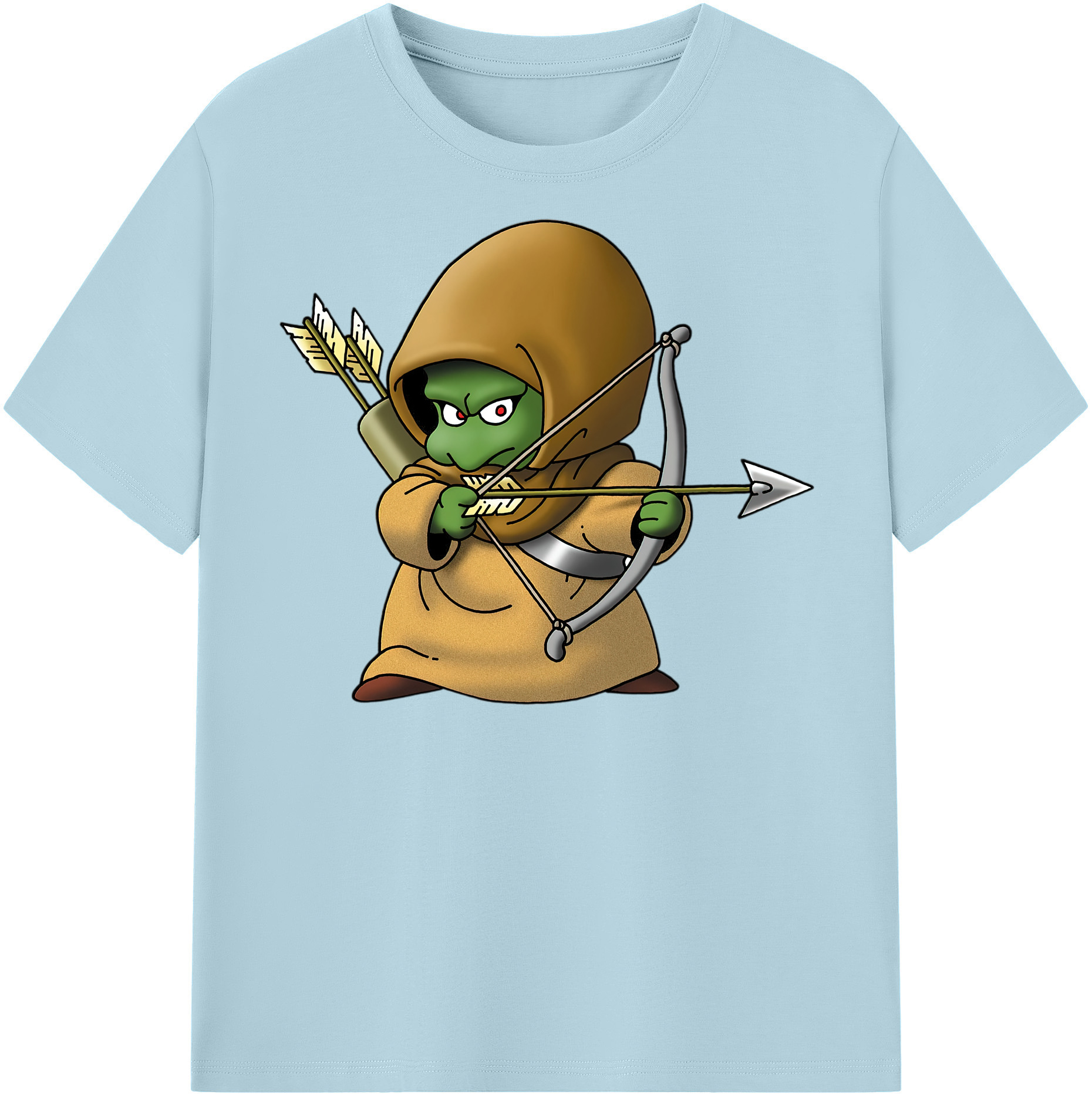 （画像用） ドラゴンクエスト Doragon Kuesuto Dragon Quest 綿100％半袖Tシャツ（フロントプリント）